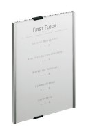 Durable Info Sign Akrylowy, Aluminium Srebrny