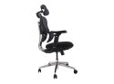 Equip Ergonomischer BĂĽrostuhl+Kopf/ArmstĂĽtzen+SFS schwarz lite Retail