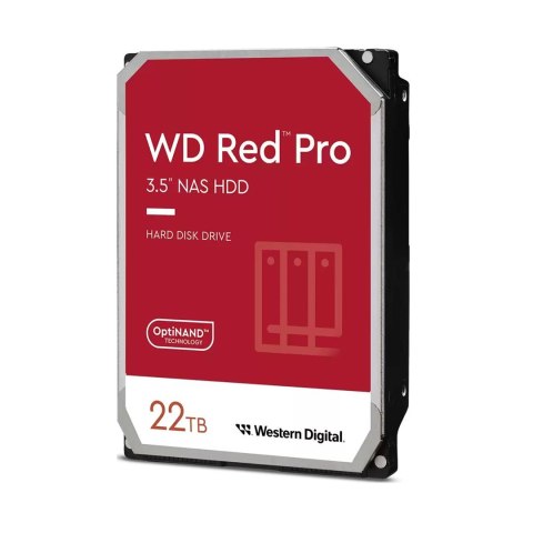 Western Digital Red Pro dysk twardy 22 TB 7200 RPM 512 MB 3.5" SATA III