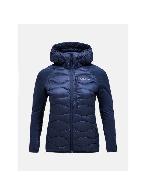 Kurtka Peak Performance W Helium Down Hybrid Hood granatowy