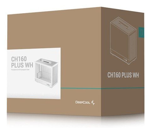 DeepCool CH160 PLUS WH Small Form Factor (SFF) Biały