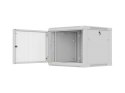 LANBERG SZAFA INSTALACYJNA RACK WISZĄCA 19" 9U 600X600 SZARA DRZWI PERFOROWANE (FLAT PACK)
