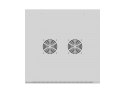 LANBERG SZAFA INSTALACYJNA RACK WISZĄCA 19" 9U 600X600 SZARA DRZWI PERFOROWANE (FLAT PACK)