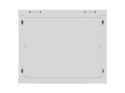 LANBERG SZAFA INSTALACYJNA RACK WISZĄCA 19" 9U 600X600 SZARA DRZWI PERFOROWANE (FLAT PACK)