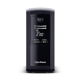 CyberPower VP700EILCD zasilacz UPS Technologia line-interactive 0,7 kVA 390 W 6 x gniazdo sieciowe
