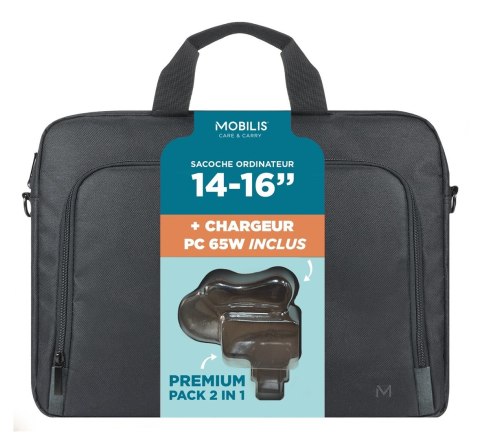 Mobilis 003089 torba na laptop 40,6 cm (16") Torba ładowana od góry Czarny
