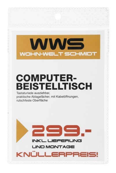 Durable 229719 plastikowa koszulka na dokumenty 105 x 148 mm (A6) 100 szt.