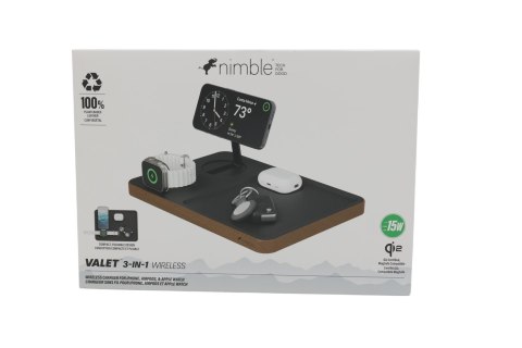 Nimble Valet 3-in-1 Wireless Charger NB-WP-3N1VLT-12749A