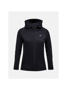 Bluza PEAK PERFORMANCE W Rider Essentials Zip Hood czarny - M