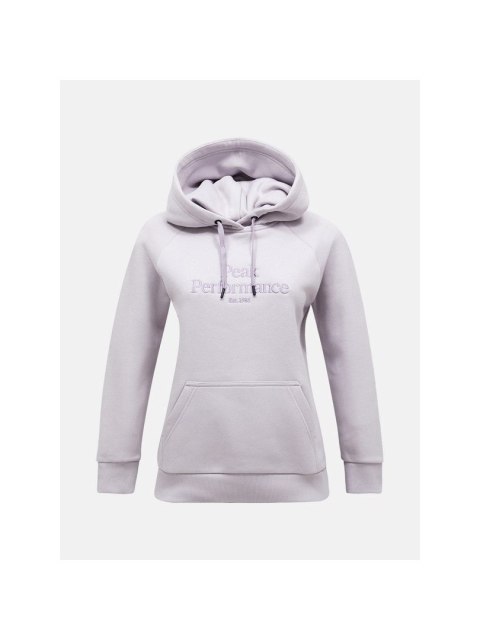 Bluza damska PEAK PERFORMANCE W Original Hood kolor szary - S