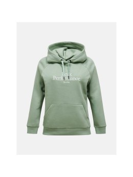 Bluza damska PEAK PERFORMANCE W Original Hood kolor zielony - S