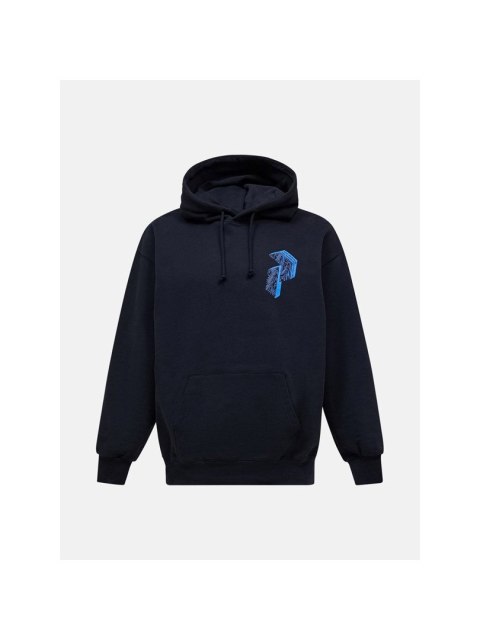 Bluza mÄ™ska PEAK PERFORMANCE M Terry Graphic Hood kolor czarny - M