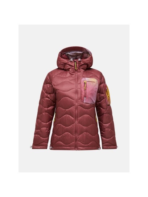 Kurtka damska puchowa PEAK PERFORMANCE W Helium Aop Utility Down Hood kolor multikolor - S