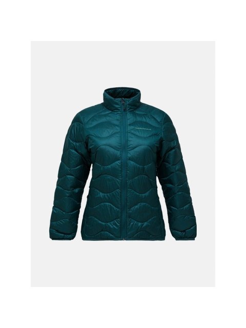 Kurtka damska puchowa PEAK PERFORMANCE W Helium Down Jacket kolor zielony - M