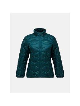 Kurtka damska puchowa PEAK PERFORMANCE W Helium Down Jacket kolor zielony - S