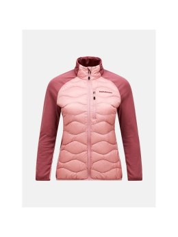 Kurtka damska puchowa PEAK PERFORMANCE W Helium Hybrid Down Jacket kolor rĂłĹĽowy - S