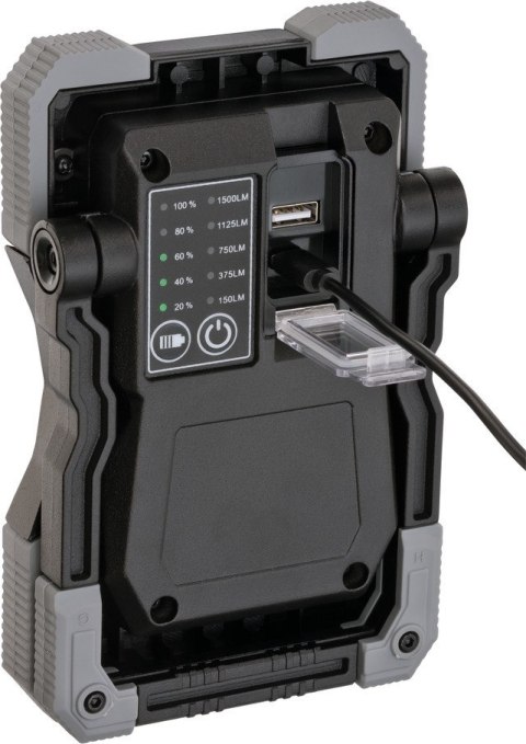 Brennenstuhl 1173100100 reflektor Czarny, Szary 15 W LED