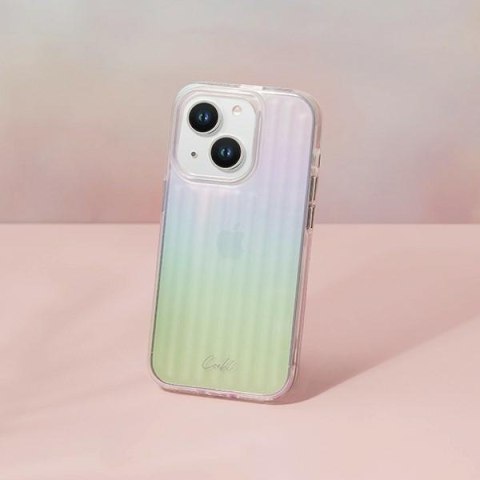 UNIQ etui Coehl Linear iPhone 14 Plus 6,7" opalowy/iridescent
