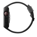 UNIQ pasek Monos 2in1 Apple Watch Strap + Case Series 4/5/6/7/8/SE 44/45mm. czarny/midnight black