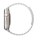 UNIQ pasek Revix Apple Watch Series 4/5/6/7/8/SE/SE2 38/40/41mm. Reversible Magnetic lilak-biały/lilac-white