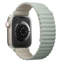 UNIQ pasek Revix Apple Watch Series 4/5/6/7/8/SE/SE2/Ultra 42/44/45mm. Reversible Magnetic szałwia-beżowy/sage-beige