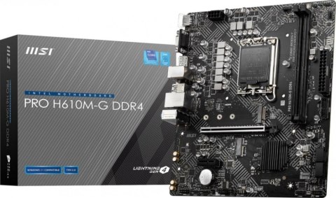 Płyta główna MSI PRO H610M-G DDR4 (Socket 1700 /micro ATX)