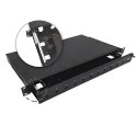 Alantec Przełącznica światłowodowa teleskopowa 12xSC simplex / 12xLC duplex 19" 1U z akcesoriami montażowymi (dławiki, opaski) (