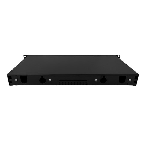 Alantec Przełącznica światłowodowa teleskopowa 12xSC simplex / 12xLC duplex 19" 1U z akcesoriami montażowymi (dławiki, opaski) (