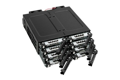 Płyta montażowa IcyDock 8x6,3cm SATAI-III w 1x5,25" zamki na klucze