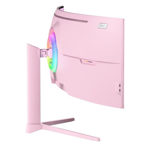 Arozzi Nova 49" Curved monitor komputerowy 124,5 cm (49") 5120 x 1440 px Dual QHD LED Różowy
