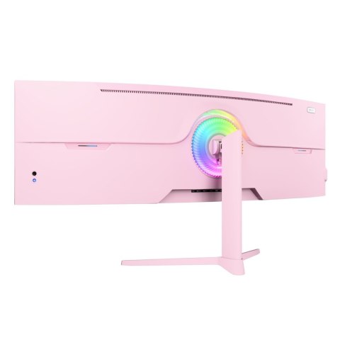 Arozzi Nova 49" Curved monitor komputerowy 124,5 cm (49") 5120 x 1440 px Dual QHD LED Różowy