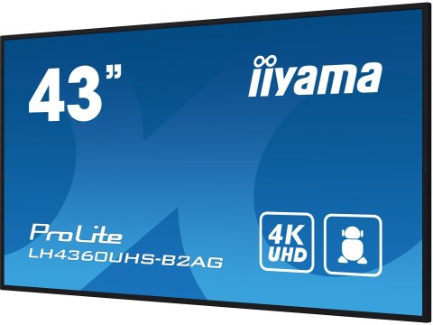Monitor Iiyama 43 LH4360UHS-B2AG HDMI USB - 107.9 cm - 42.5"