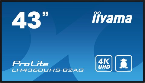 Monitor Iiyama 43 LH4360UHS-B2AG HDMI USB - 107.9 cm - 42.5"