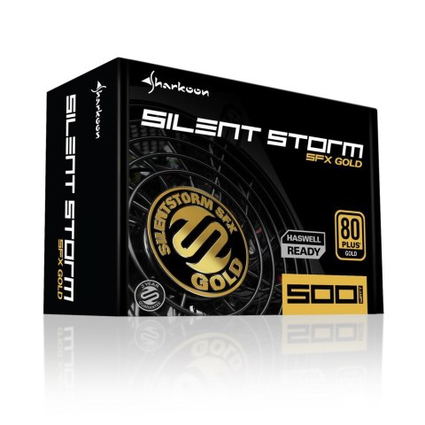 Sharkoon SilentStorm SFX Gold moduł zasilaczy 500 W 20+4 pin ATX Czarny