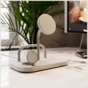 Magnetyczna ładowarka indukcyjna Zens 4w1 Qi2 60W USB-C srebrny
