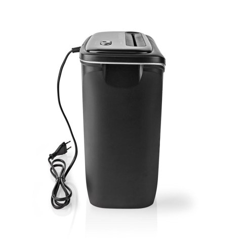 Niszczarka do papieru Nedis 12l DIN P-4 190W Czarna