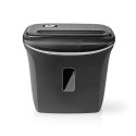Niszczarka do papieru Nedis 12l DIN P-4 190W Czarna