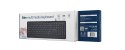 GEMBIRD KLAWIATURA PRZEWODOWA MULTIMEDIALNA SLIM, USB 5 KLAWISZY HOTKEYS, US LAYOUT, CZARNA
