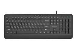 GEMBIRD PRZEWODOWA KLAWIATURA MULTIMEDIALNA SLIM 5 KLAWISZY HOTKEYS, RU LAYOUT, CZARNA