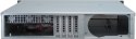 Inter-Tech IPC 2U-2404S Rack Czarny, Srebrny