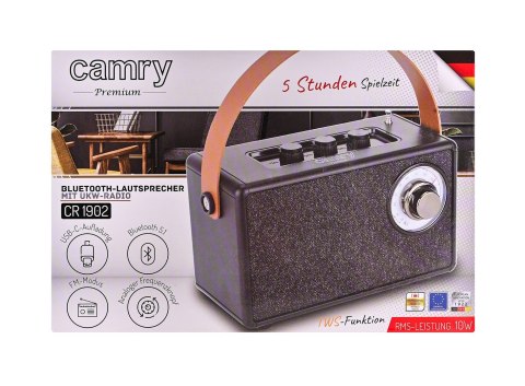 Głośnik bluetooth CAMRY CR 1902b czarny