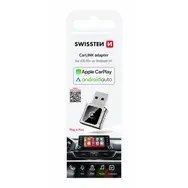 Adapter Swissten CarLink (Apple CARPLAY/ANDROID AUTO) / Bluetooth / USB-A/C