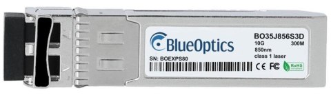 BlueOptics J9150D-BO moduł przekaźników sieciowych Swiatłowód 10000 Mbit/s SFP+ 850 nm