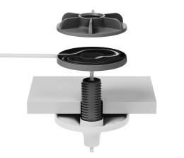 Logitech Akcesoria Mic Pod Pendant Mount - OFF-WHITE - WW