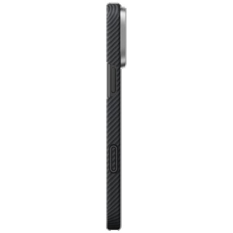 Etui PITAKA Ultra-Slim PitaTap MagSafe do iPhone 16 Pro Max czarno szary