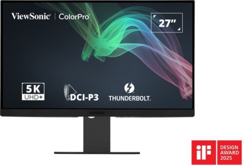 Viewsonic VP2788-5K monitor komputerowy 68,6 cm (27") 5120 x 2880 px 5K Ultra HD LED Czarny