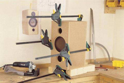 Wolfcraft GmbH 3034000 klamra Zacisk stolarski Czarny, Zielony, Żółty