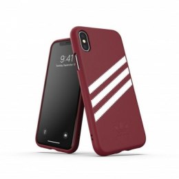 Adidas OR Moulded PU Suede iPhone X/XS burgundowy/collegiate burgundy 33282