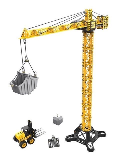 TOY RC CONSTRUCTION CRANE SET CAT 82438