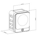 GREENBLUE SUSZARKA ELEKTRYCZNA BĘBNOWA DO UBRAŃ, 3KG WSAD GB415 GR